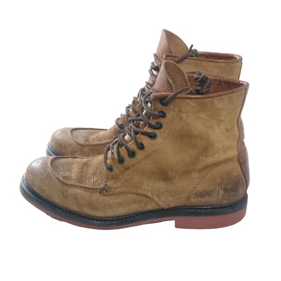 Frye Wallace Lace-Up Boots Mens Size 10 D Brown Suede main image 11